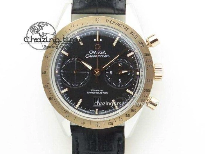 0419 Refined Speedmaster 50th Anniversary Black Dial On SS Bracelet 8232